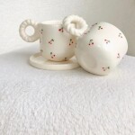 Red Cherry Handmade Ceramic Set