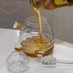 Glass Honey Jar