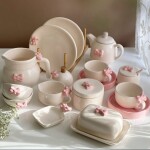 Breakfast porcelain set