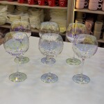 طقم كاسات كريستال